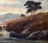 Fine Edwardian Oil on Panel by Jack M Ducker depicting a Highland Landscape SOLD