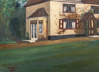 Fine Large Vintage English School Oil on Canvas - "Off to the Shoot" 1932