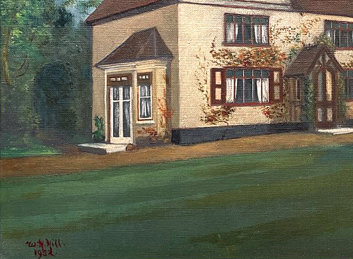Fine Large Vintage English School Oil on Canvas - 