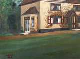 Fine Large Vintage English School Oil on Canvas - "Off to the Shoot" 1932