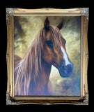 Fine Late C20th Oil on Canvas of a Horse by Mick Cawston (1959-2006) SOLD