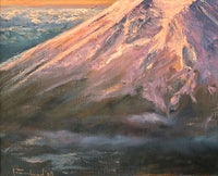 Stunning Large Vintage Oil on Canvas of Mount Fuji -" Above the Clouds" SOLD