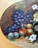 Exquisite Late C19th Victorian Oil on Board - Still Life of Fruit with a Vase - Evelyn Chester (1879-1925) SOLD