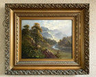 Fine C19th Victorian Oil on Canvas - A Mountain Stream in Westmorland - Frank Hider (1861-1933) SOLD