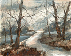 Superb Early C20th Oil on Board - Woodland Landscape - Circle of Edward Seago SOLD