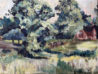 Fine Mid C20th English Impressionist Oil by Diana M. Perowne (1934-2020) - Rural Landscape SOLD