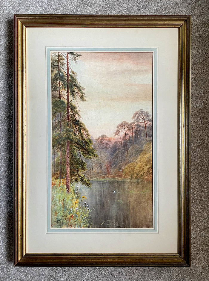 Delightful C19th Victorian Watercolour - 
