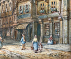 Superb C19th Victorian French School Watercolour depicting Malines in Belgium - M Schafer
