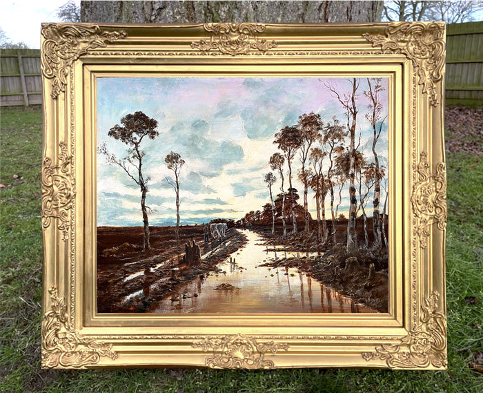 Fine Vintage Mid C20th Oil on Canvas - 