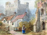 Fine Early/Mid C19th Victorian Watercolour - Village in Glamorganshire - Samuel Prout (1785-1852) SOLD