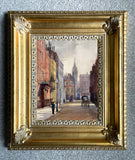 Fine Early C20th Edwardian Street Scene Watercolour - James Lawson Stewart (1841-1929) SOLD