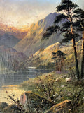 Frank Hider (1861-1933) - "A Summer Evening in the Highlands" Victorian Oil on Canvas of a Scottish Loch SOLD