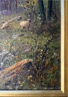 Frank Hider (1861-1933) - "A Summer Evening in the Highlands" Victorian Oil on Canvas of a Scottish Loch SOLD