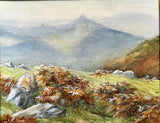 Frederick John Widgery (1861-1942) - Victorian Watercolour of a Dartmoor Landscape SOLD