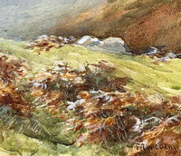 Frederick John Widgery (1861-1942) - Victorian Watercolour of a Dartmoor Landscape SOLD