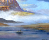 Fine Vintage Scottish Impressionist School Oil on Board - The Storr, Loch Fada by J,Dixon SOLD