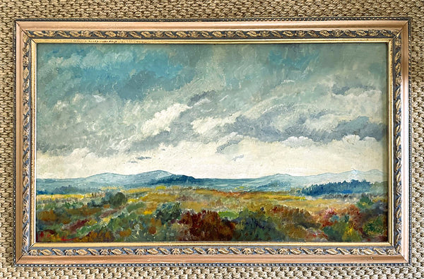 Fine Early C20th British Impressionist Oil on Board - Moorland Landscape SOLD