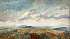 Fine Early C20th British Impressionist Oil on Board - Moorland Landscape SOLD