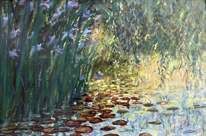 Excellent Vintage C20th Impressionist Oil on Board - 