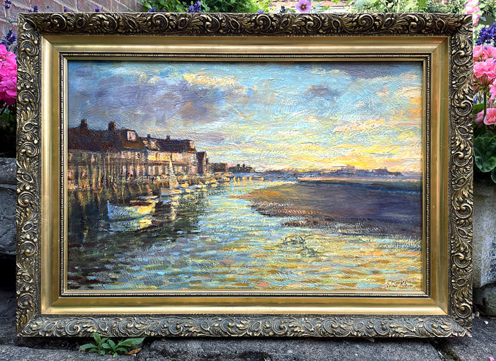 Excellent Vintage C20th Impressionist Oil on Board - 