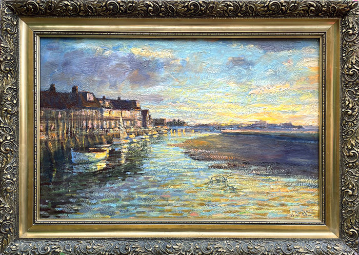 Excellent Vintage C20th Impressionist Oil on Board - 