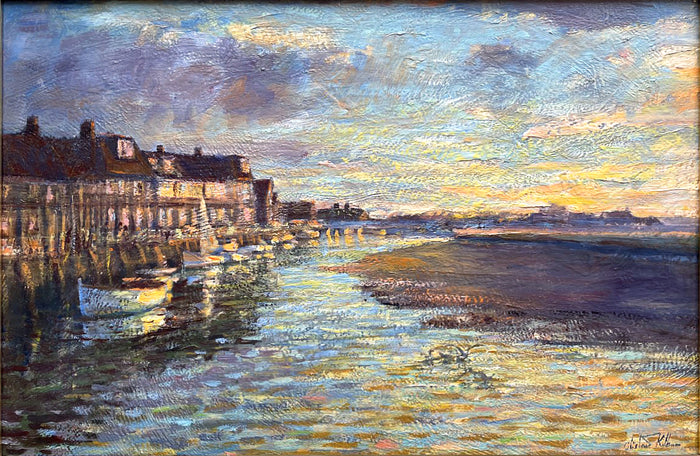 Excellent Vintage C20th Impressionist Oil on Board - 