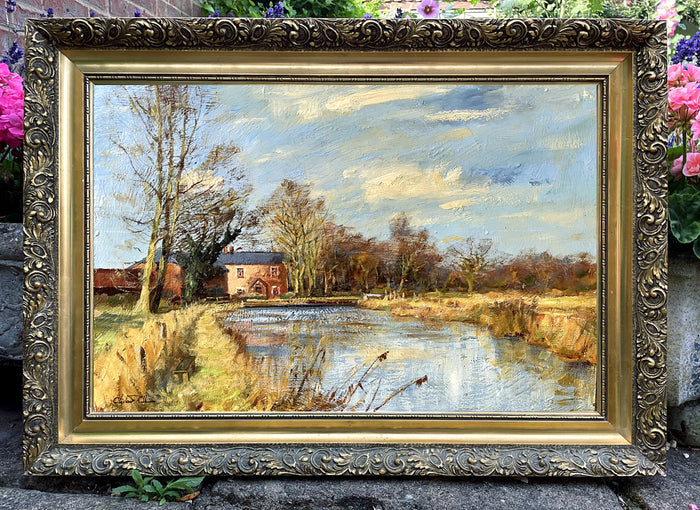 Excellent Vintage C20th Impressionist Oil on Board - 
