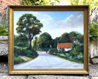 Delightful Mid C20th Vintage Oil on Board - "Bygones, Little Walsingham" by James J Allen SOLD
