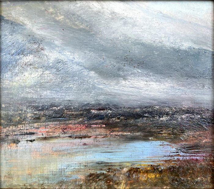 Delightful Early C20th English Impressionist School Oil on Board - Extensive Beach Scene SOLD