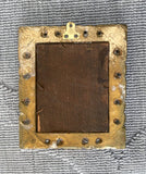 Exquisite Vintage Early C20th Miniature Oil on Board Portrait of a Terrier SOLD