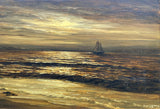 Fine Mid C20th English School Oil on Canvas - Clipper off the coast - D Smyth SOLD