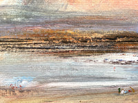 Beautiful Mid C20th French Impressionist School Oil on Board - Figures on a Beach SOLD