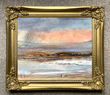 Beautiful Mid C20th French Impressionist School Oil on Board - Figures on a Beach SOLD