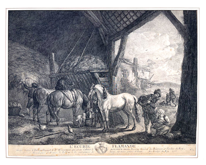 Fine Mid C18th Copper Plate Engraving 