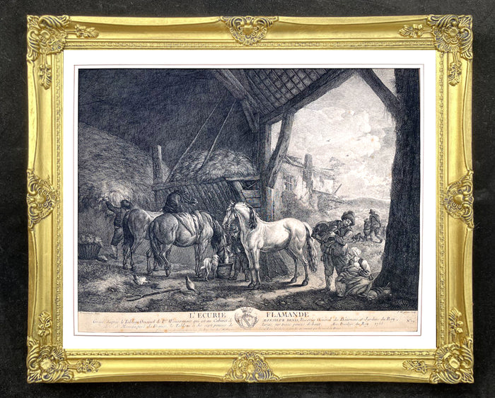 Fine Mid C18th Copper Plate Engraving 