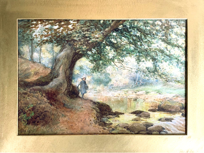 Exquisite C19th Victorian Watercolour 