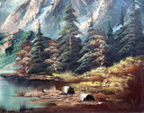 Fine Vintage Mid C20th European School Oil on Canvas - Alpine Scene SOLD