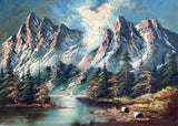 Fine Vintage Mid C20th European School Oil on Canvas - Alpine Scene SOLD