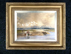 Excellent Early C19th Victorian Watercolour - Fisher Folk on The Beach - David Cox Jnr 1844 SOLD