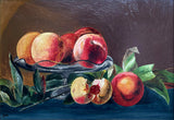 Exquisite Early C20th Edwardian Oil on Artists Board - Still Life with Fruit SOLD