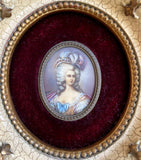 Beautiful Vintage Miniature Oil Portrait of an C18th Lady SOLD