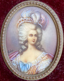 Beautiful Vintage Miniature Oil Portrait of an C18th Lady SOLD