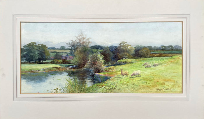 Fabulous Late C19th Victorian Watercolour - 