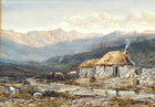 Fine C19th Victorian Watercolour - Cattle by a Croft - Edward Tucker (1825-1909) SOLD