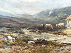 Fine C19th Victorian Watercolour - Cattle by a Croft - Edward Tucker (1825-1909) SOLD