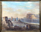 Excellent C19th Victorian Orientalist Watercolour by Henry Bacon (1839-1912) Figures by a Desert Ruin SOLD