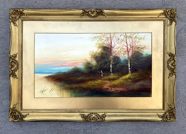 Fine C19th Victorian English School Oil on Canvas - Landscape - E Turner SOLD