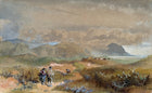 Beautiful C19th Victorian Watercolour - Penmaenmawr from Llandudno - William Hull (1820-1880) SOLD