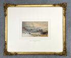 Beautiful C19th Victorian Watercolour - Harvest in the Trefriw Valley 1865 - William Hull (1820-1880) SOLD