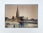 Fine Mid C20th Watercolour of a Church by Edward Wesson (1910-1983) SOLD
